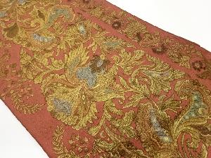 本場筑前博多更紗模様織出し名古屋帯